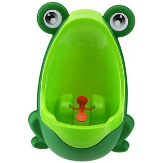 cadciehe Frosch-PIPI-Training, Töpfchen-Trainingstoilette, Cartoon-Frosch-Kinder-Kleinkind-Töpfchen-Toilette, Pee-Trainer-Jungen-Urinal für Badezimmer, Kindergarten Grün