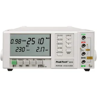 Peaktech 2510 Leistungsanalysator, 1 Phase, RS-232,