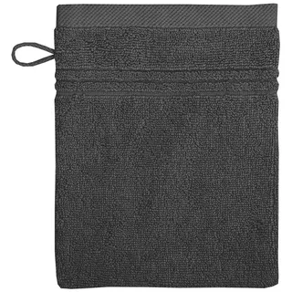 Waschhandschuh 16 x 21 cm anthrazit 6 St.