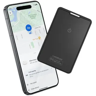 [Apple MFi Certified] Wallet Tracker für IOS,Artikel-Tracker,Geldbörsen-Tracker-Karte kompatibel mit Apple Find My (nur iOS),für/Reisepässe Koffer/Taschen/Telefon,Nicht wiederaufladbar