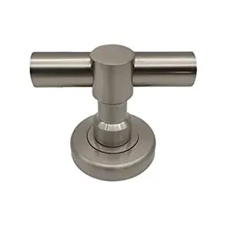 Brorus Kreuz-Kurbelset mit Rosette Nickel satiniert, 0