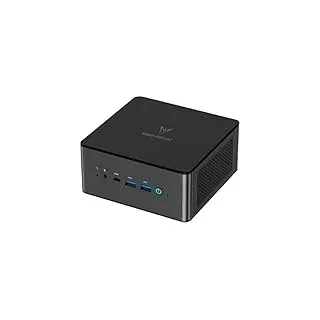 MINIS FORUM UM890 Pro Mini PC, AMD Ryzen 9 8945HS Prozessor, 8 Kerne/16 Threads bis zu 5,2 GHz, AMD Radeon 780M Grafikkarte, Barebone Version ohne RAM/SSD/OS, HDMI/DP/USB4 × 2, RJ45 2,5 G × 2/Oculink