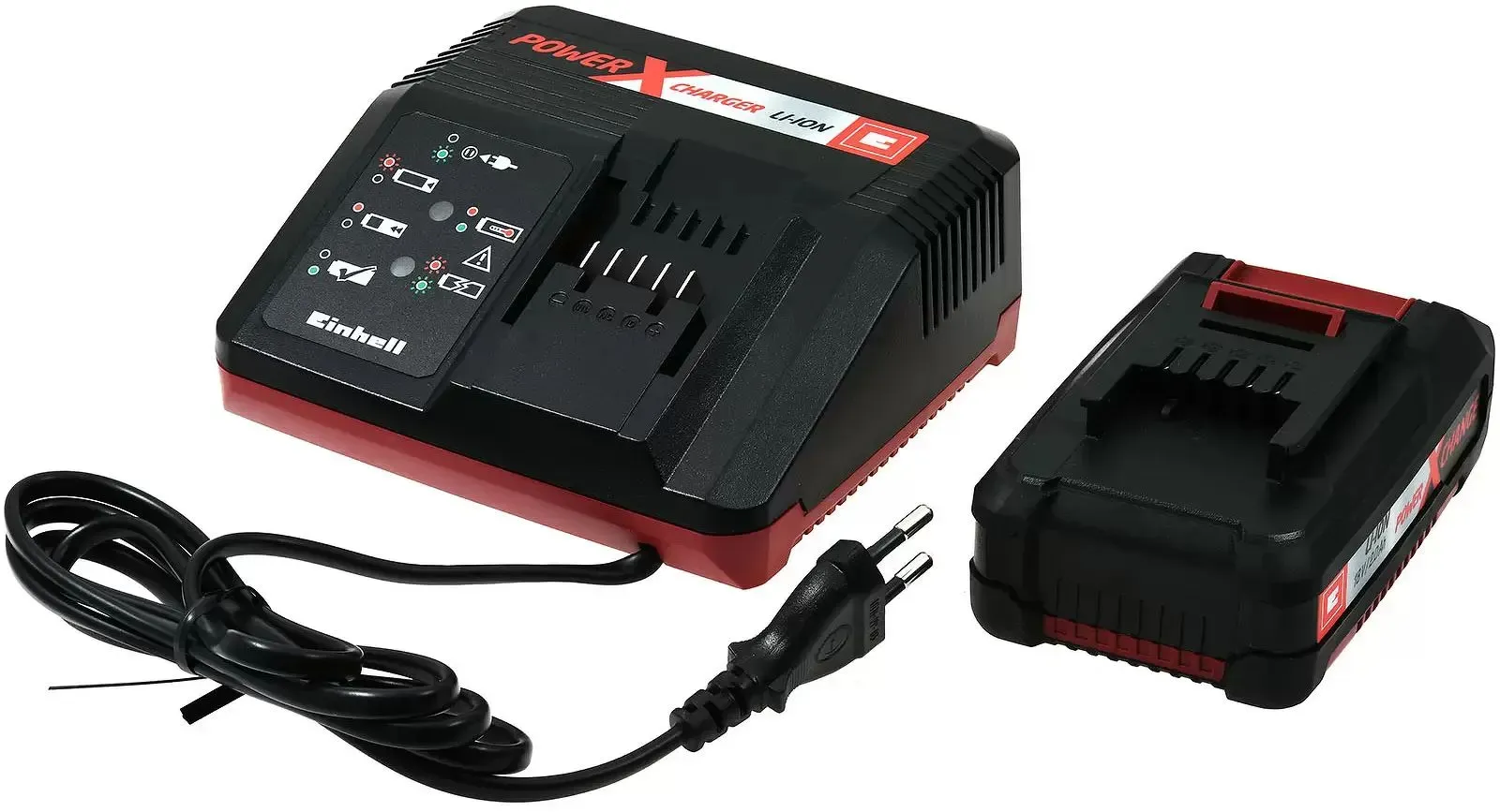 Einhell Schnell-Ladegerät X-Change 18V + Akku Einhell Power X-Change Li-Ion 18V