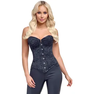 Corsage trägerlos, schwarz, XL