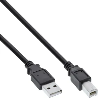 InLine USB-A auf USB-B 5 m Schwarz