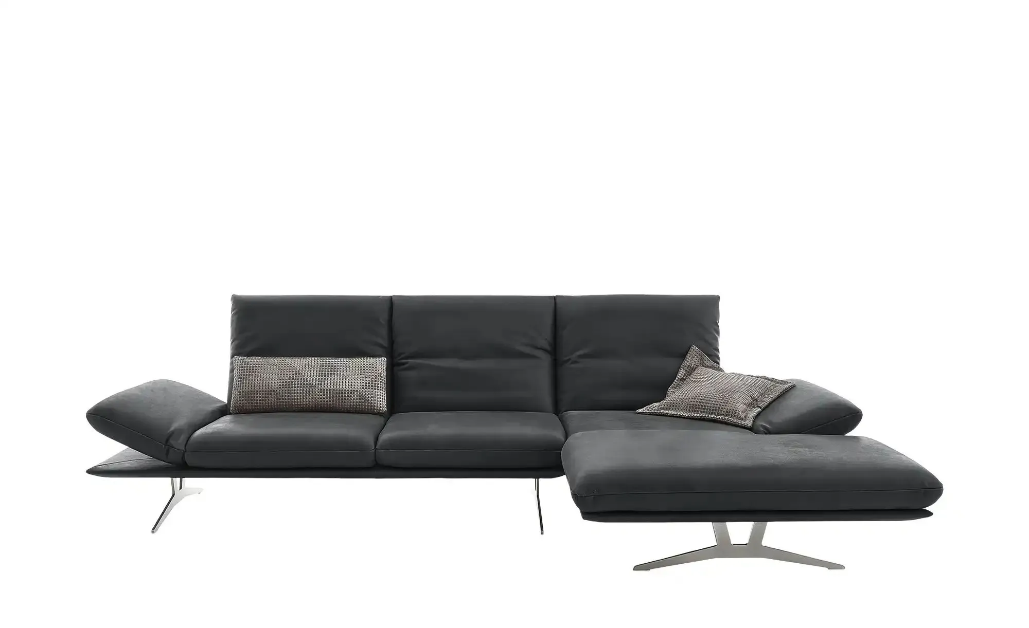 KOINOR Ecksofa Echtleder Francis ¦ grau ¦ Maße (cm): B: 314 H: 93 T: 159.0