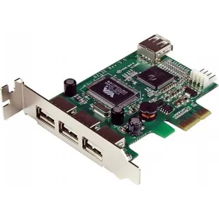 Startech 4 Port PCIe USB 2.0 Card, Kontrollerkarte