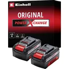 Einhell 4511489 PXC-Twinpack 4Ah Power X-Change Werkzeug-Akku 18V 4Ah Li-Ion