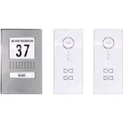 M-e modern-electronics ADV 112 WW Audio Vistadoor Türsprechanlage Kabelgebunden Komplett-Set 1 Fami