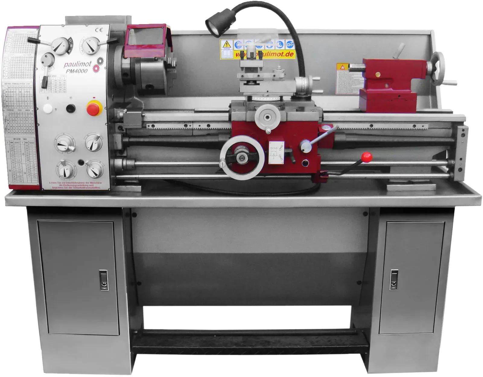Drehmaschine PM4000 mit 400 Volt Motor / 1,5 kW