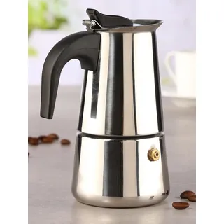 Chefware Edelstahl-Espressobereiter - (H)16 cm
