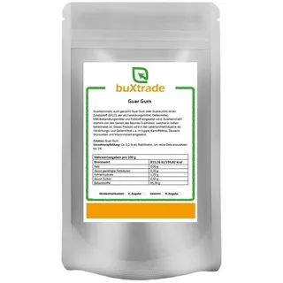 buXtrade Guar Gum Guarkernmehl 0,5 kg Pulver