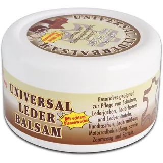 vom Pullach Hof Universal Lederbalsam 250ml mit echtem Bienenwachs zur Pflege und Reinigung von Zaumzeug Sättel Schuhe Lederbekleidung Möbel Handtaschen, farblos