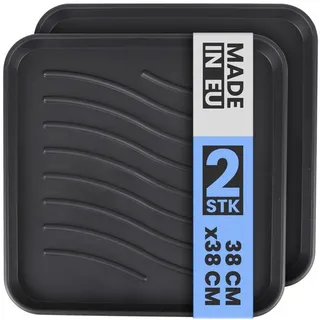 BestLivings Schuhabtropfschale Fußmatte Schuhschale M 38 x 38 cm 2er Pack