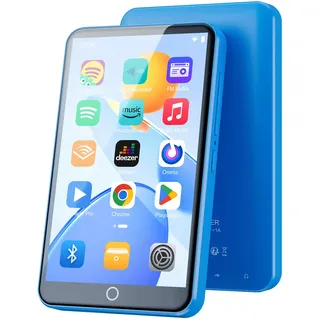 80GB MP3 Player mit WiFi Bluetooth - 4 Zoll IPS Touch Screen, Musikplayer für Kinder, Android MP4 Player mit Spotify, Audible, Amazon Music, Deezer, Play Store Streaming Music Apps