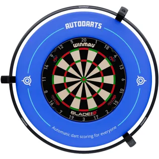 AUTODARTS Vantage Punktesystem – Intelligente Dartboard-Kamera zur Punkteerfassung für Steeldarts, Elektronische Anzeigetafel mit Winmau Plasma Dartboard Beleuchtungsring