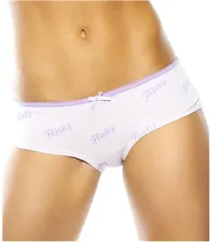 Flirty Undies Flirty Hipster Lila Baumwolle X-Small Damen