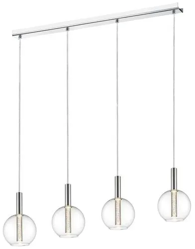 Brilliant LED Esstisch Pendelleuchte Elegant Glas 28W 2000lm 3000K Warmweiß