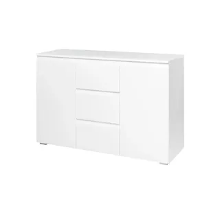 Smart Kommode 120 x 80 x 40 cm weiß