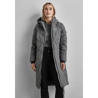 STREET ONE Damen, A201970 Lange Teflon-Jacke, Frost Grey melange), 44