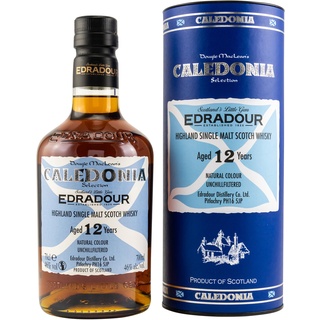 Edradour 12 Years Old Caledonia Highland Single Malt Scotch 46% vol 0,7 l Geschenkbox