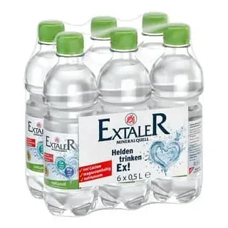 EXTALER Mineralwasser naturell 6 x 1,25L 25803