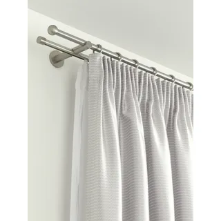 GARDINIA Gardinenstange Memphis Ø 16 mm Edelstahloptik