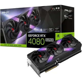 PNY GeForce RTX 4080 SUPER XLR8 EPIC-X RGB Triple OC - 16GB GDDR6X RAM - Grafikkarte