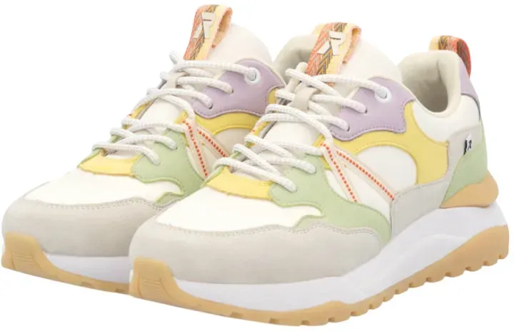 Rieker Sneaker (Textil) W2501 weiss/bunt Damen