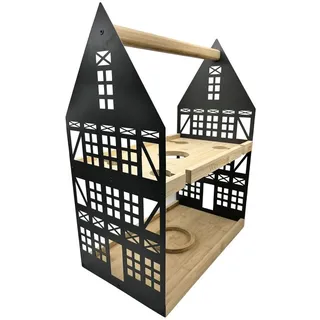 UNUS Etagere Weinhaus schwarz