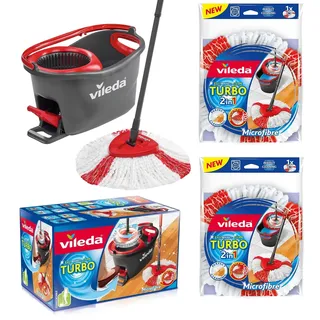 Easy Wring & Clean schwarz + Ersatzköpfe 2 St.