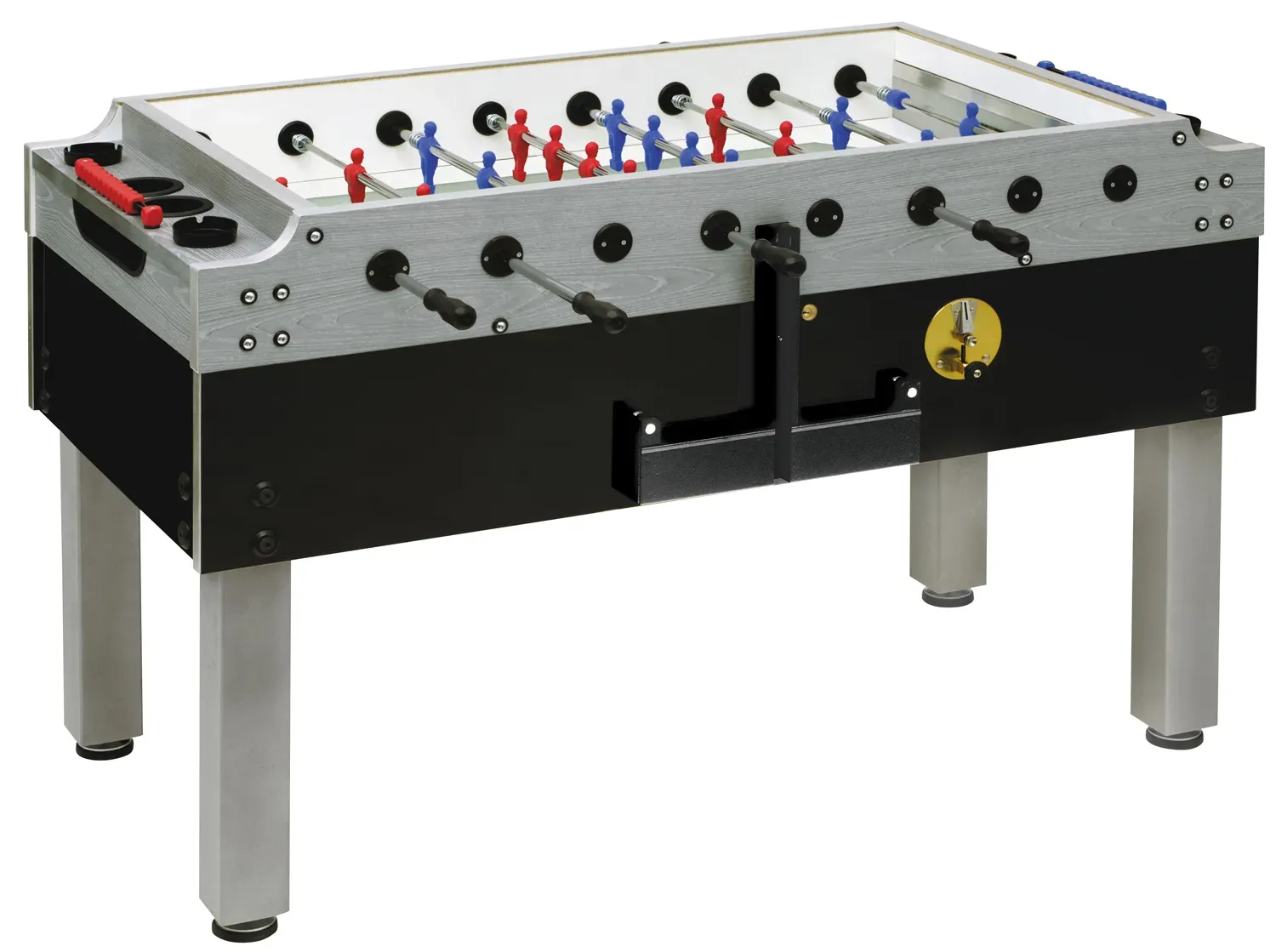 Garlando Tischfußball Kickertisch "Olympic Silver",,