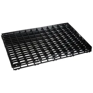 DELFIN Gläserabtropfmatten 30 x 20cm - schwarz - 4er
