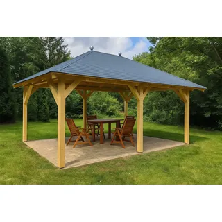 Holzpavillon Gartenpavillon Pavillon Grillhütte Gartenhaus Gartenlaube KVH Haus