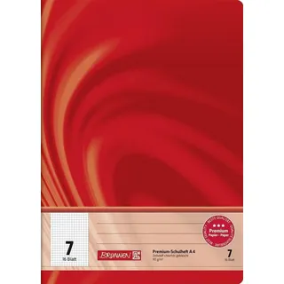 Brunnen Schulheft Vivendi A4 7 mm kariert, Lineatur 7)