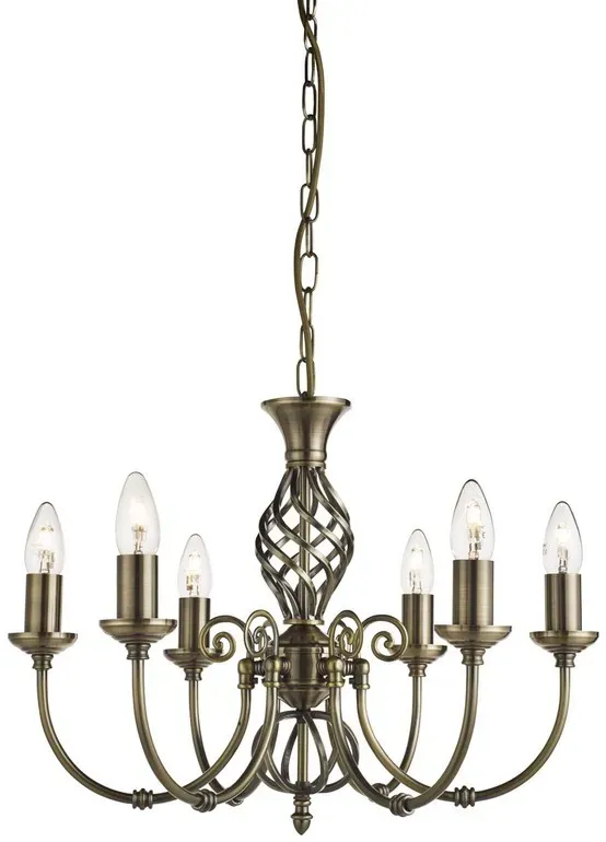 Searchlight 8396-6 Zanzibar Hängelampe 6xE14