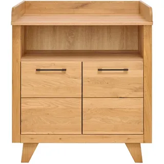 Jimmylee Wickelkommode Berta, Eiche, Holz, Eiche, Hartholz, 91x87x90 cm, Babymöbel, Wickelkommoden & Zubehör, Wickelkommoden