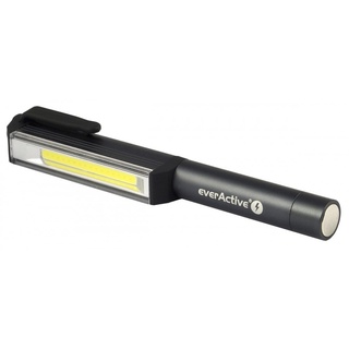Everactive WL-200 3W, COB LED Werkstattlampe Arbeitsleuchte, 200 Lumen - starker Lichtstrahl, leistungsfähig, magnetisch, Aluminiumgehäuse, Modell: