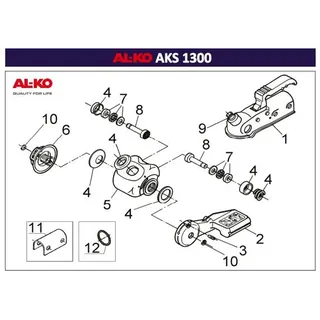 AL-KO Handrad für AKS1300, feuerrot