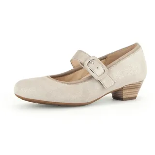 Gabor Damen, Riemchen Pumps, Frauen Absatzschuhe,hochhackige Schuhe,stoeckelschuhe,Ausgehschuhe,Abendschuhe,Court Shoes,Muschel,39 EU / 6 UK - 39 EU Weit