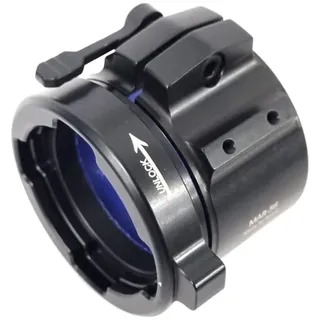 Rusan Modular Adapter MAR für Wärmebild- und Nachtsichteräte - für Zieloptik/Zielfernrohr BZW. Vorsatzgerät (Wärmebildkamera/Nachtsuchtgerät) - robust & schussfest (62 mm Durchmesser)