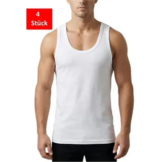 Stahlbogg Achselhemd 4er Pack Unterhemd Achselshirt für Herren (Packung, 4er Pack) 5=M