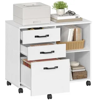 VASAGLE Aktenschrank Rollcontainer 0 x 0 x 0 cm weiß