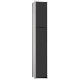 EMCO asis module 150 Gäste-WC-Modul-Unterputzmodell, Müllbeutelhalter, Toilettenpapierhalter, Toilettenbürstengarnitur, 976027570,