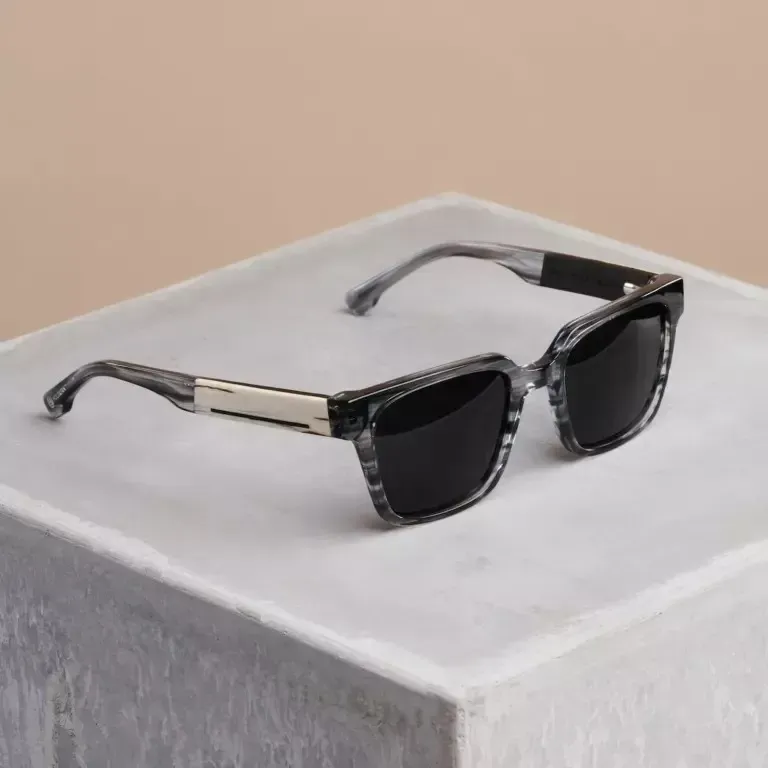 HOLZKERN - THE MYSTERIOUS - Zebrano - black havana - Sonnenbrille