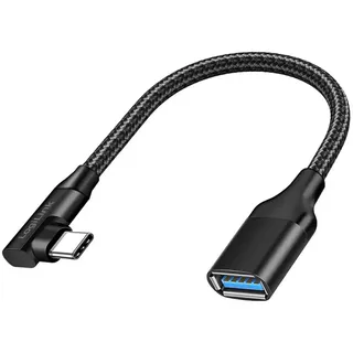 Logilink USB-C auf USB-A Adapter 0,2 m Schwarz