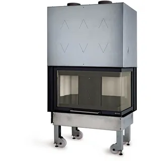 Kamineinsatz La Nordica Monoblocco 800 Angolo DX Einbaukamin 10 kW