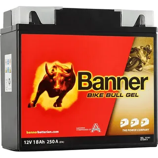 12V 18Ah 250A Banner Bike Bull GEL 52101 Motorradbatterie GT20H-3