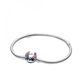 Pandora 593738C01 Damenarmband Silber Disney Stitch, 18 cm,