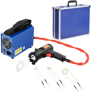 Gojoy 1500W Magnetische Induktionsheizgerät 750°C induktionsheizung kfz Induktionsheizer induktionswärmer mit 4 Heizspulen